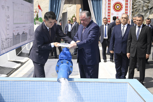 Commissioning of Rogun City Drinking Water Supply Line